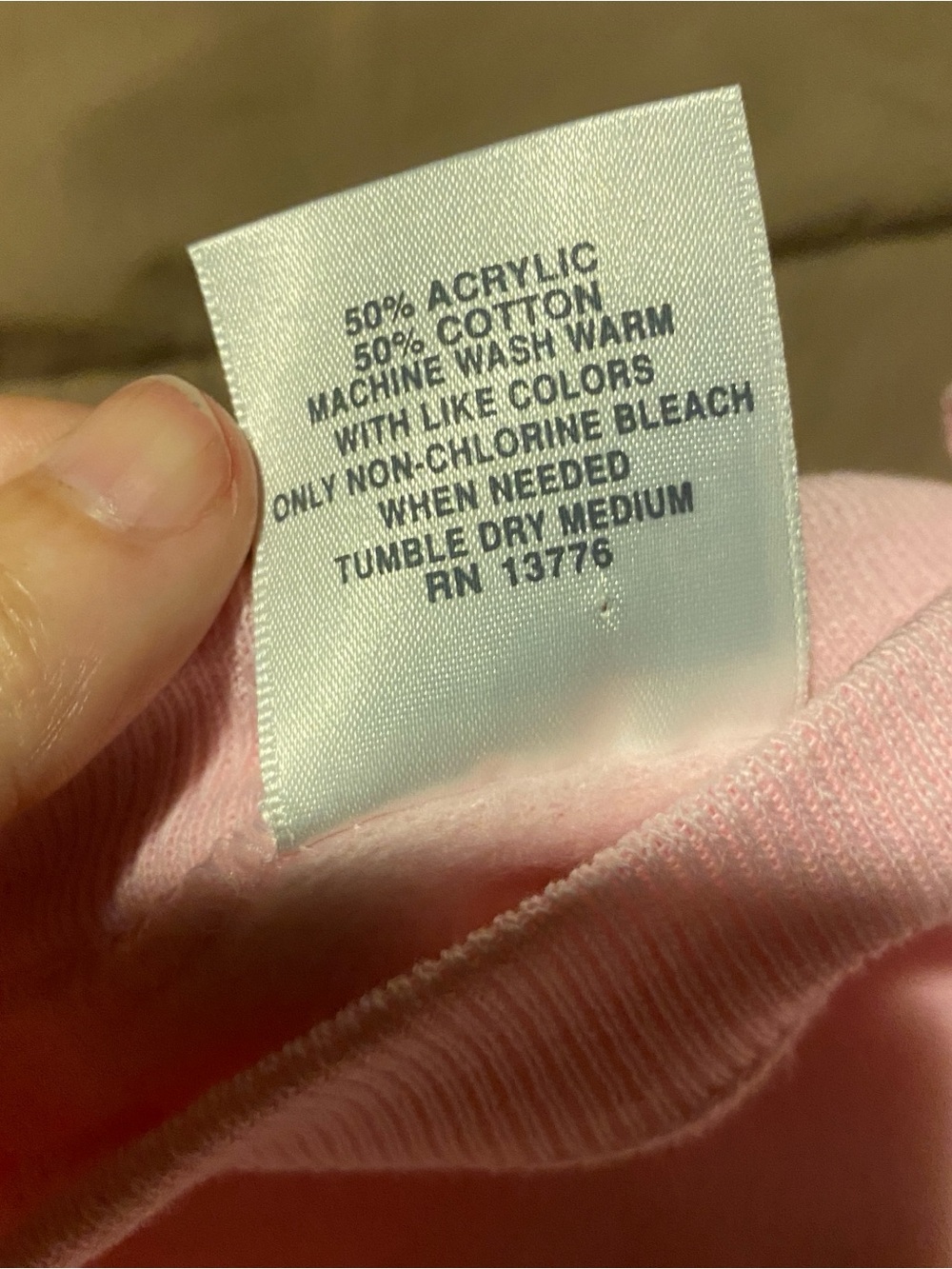 Hanes womens NOS old stock pink raglan sweatshirt XL new 1992 USA crewneck - Picture 5 of 6
